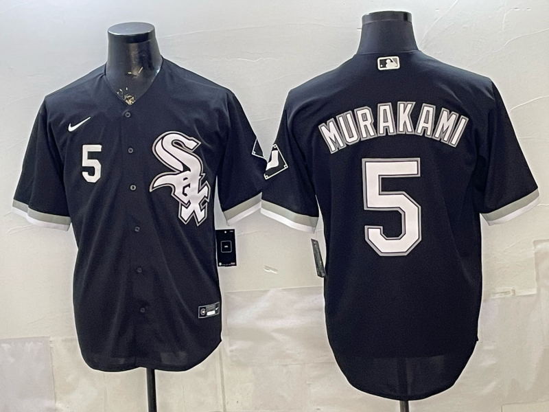 2026 Men Nike Chicago White Sox #5 Murakami black MLB Jersey 0410007->chicago white sox->MLB Jersey